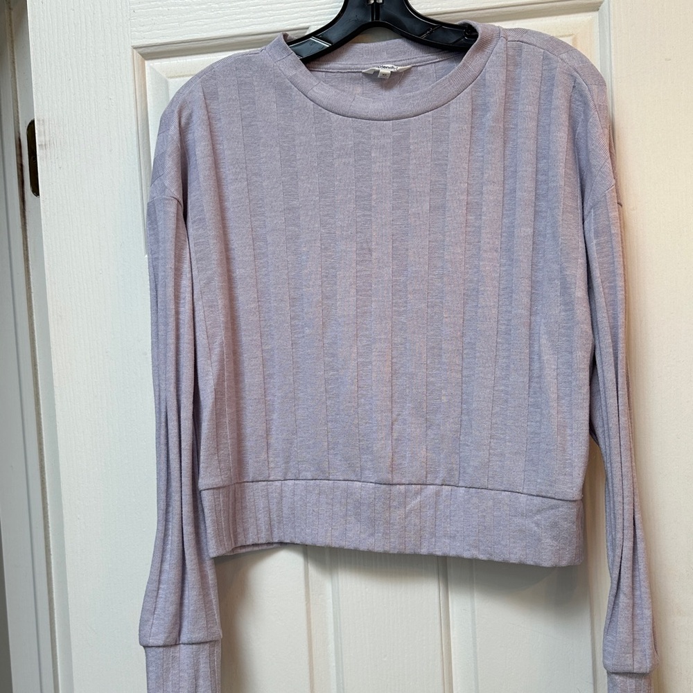 Splendid Light Purple Knit Top